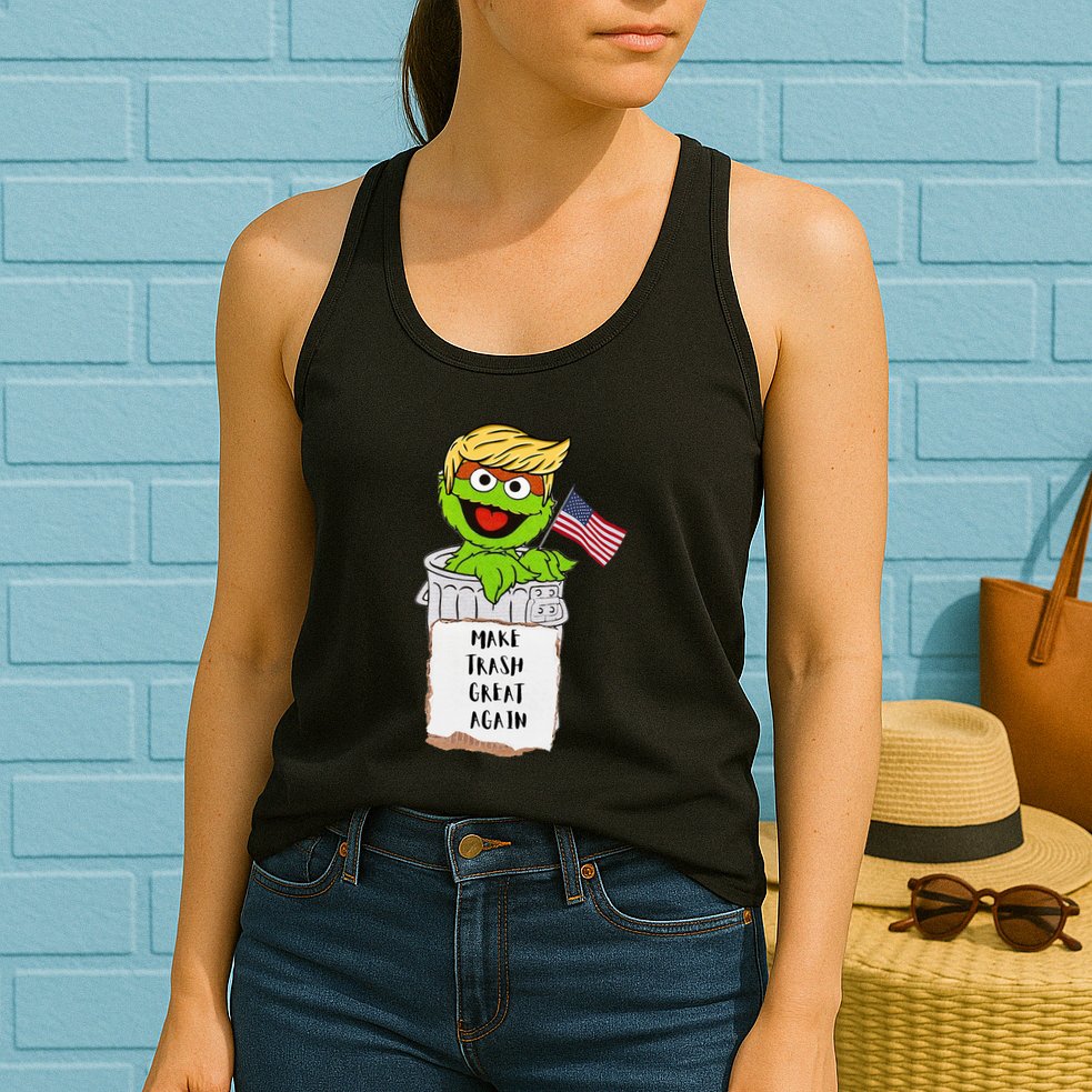 Make Trash Great Again Trump Garbage Reference Womens Tank Top