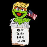 Make Trash Great Again Trump Garbage Reference Baby Bodysuit