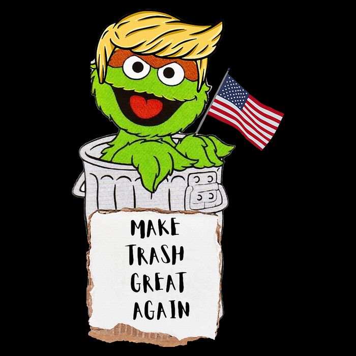 Make Trash Great Again Trump Garbage Reference Baby Bodysuit