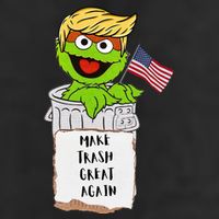 Make Trash Great Again Trump Garbage Reference Trucker Hat