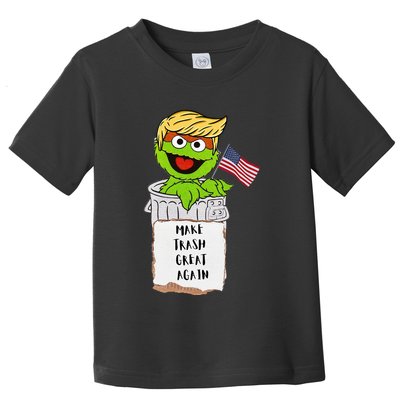 Make Trash Great Again Trump Garbage Reference Toddler T-Shirt
