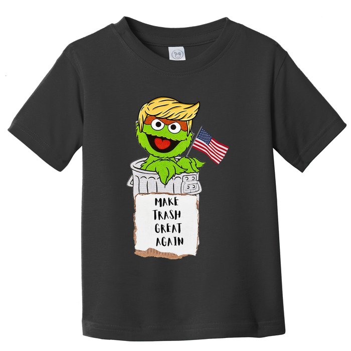 Make Trash Great Again Trump Garbage Reference Toddler T-Shirt