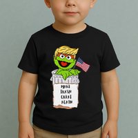 Make Trash Great Again Trump Garbage Reference Toddler T-Shirt