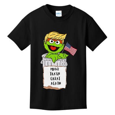 Make Trash Great Again Trump Garbage Reference Kids T-Shirt