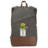 Make Trash Great Again Trump Garbage Reference Cotton Canvas Backpack