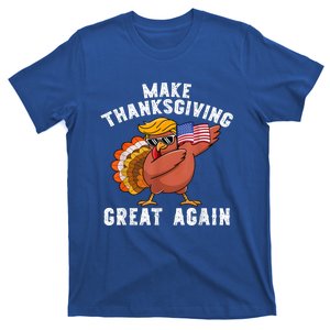 Make Thanksgiving Great Again Dabbing Turkey Trump American Gift T-Shirt