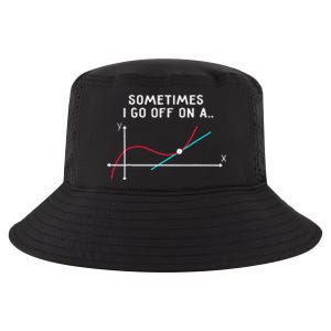 Math Teacher Gifts Sometimes I go off on a tangent Cool Comfort Performance Bucket Hat