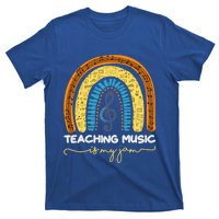 Musical Teacher Gift Teaching Music Is My Jam Rainbow Cute Gift T-Shirt