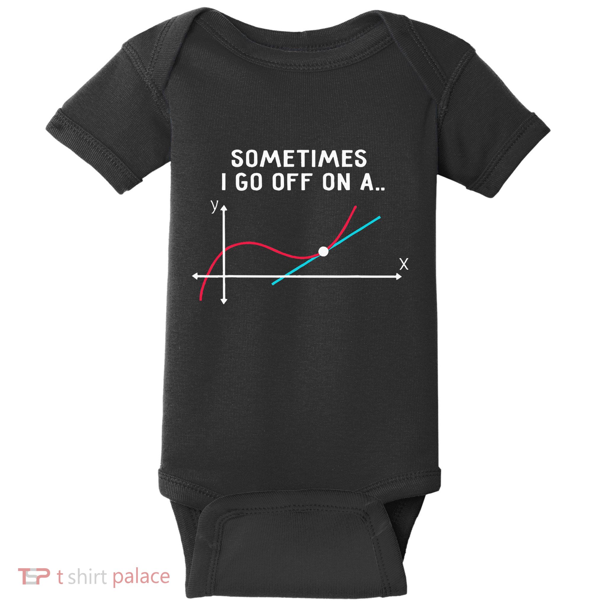 Math Teacher Gifts Sometimes I Go Off On A Tangent Baby Bodysuit