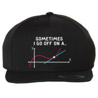 Math Teacher Gifts Sometimes I Go Off On A Tangent Wool Snapback Cap