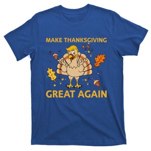 Make Thanksgiving Great Again Trump Turkey Funny 2024 Gift T-Shirt