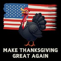 Make Thanksgiving Great Again Trump Turkey Funny Elections Gift Backpack
