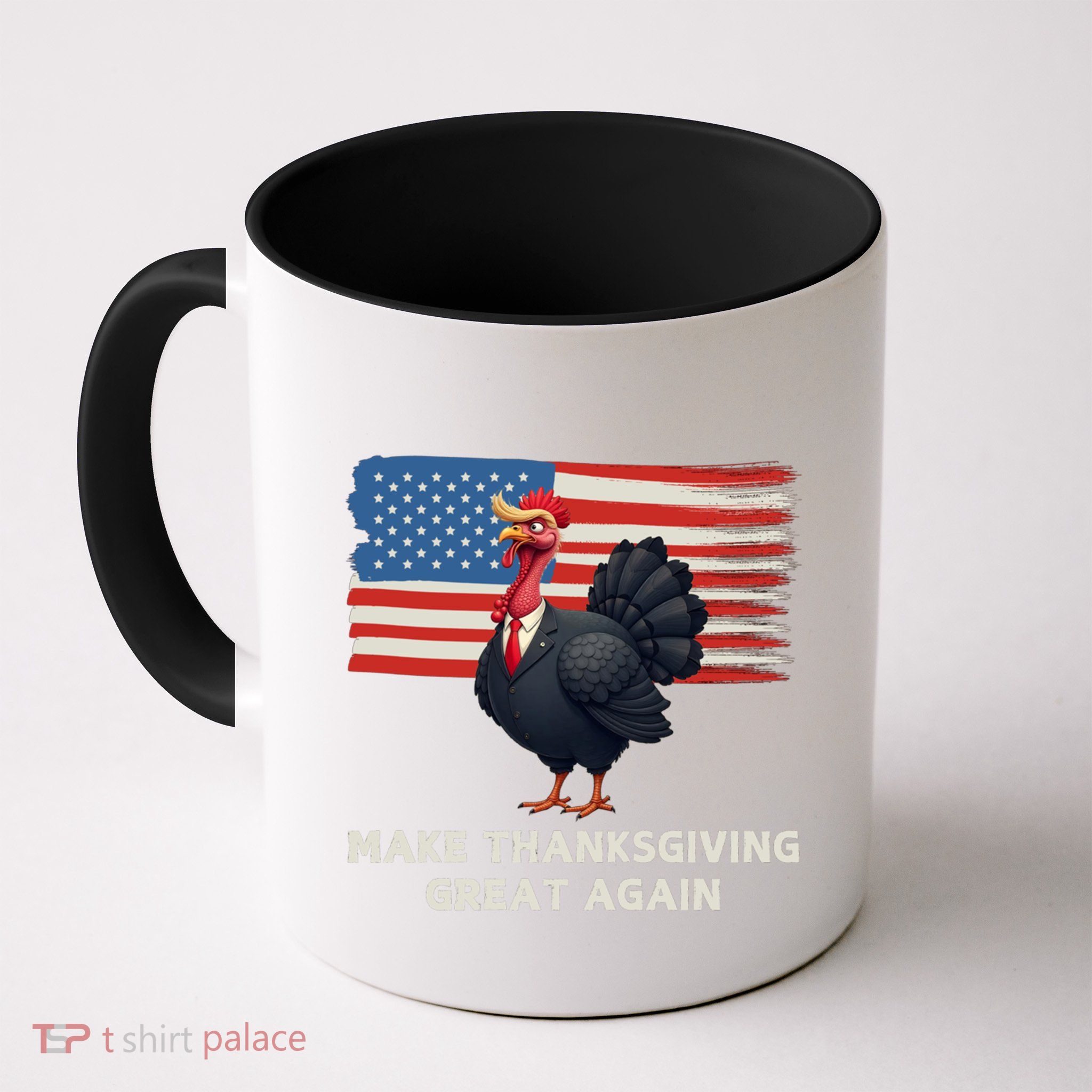 Make Thanksgiving Great Again Trump Turkey Funny Elections Gift Mug