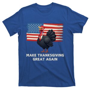 Make Thanksgiving Great Again Trump Turkey Funny Elections Gift T-Shirt