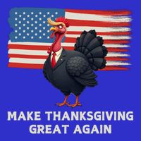 Make Thanksgiving Great Again Trump Turkey Funny Elections Gift Ladies Essential Flowy Tank