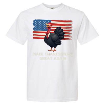 Make Thanksgiving Great Again Trump Turkey Funny Elections Gift Garment-Dyed Heavyweight T-Shirt