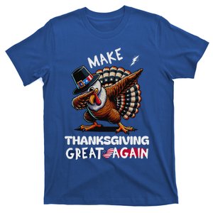 Make Thanksgiving Great Again Dabbing Turkey Trump American Gift T-Shirt