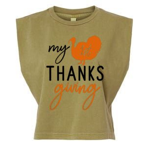 My Thanks Giving Garment-Dyed Women's Muscle Tee