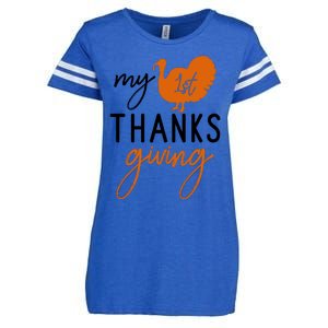 My Thanks Giving Enza Ladies Jersey Football T-Shirt