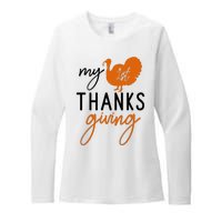 My Thanks Giving Womens CVC Long Sleeve Shirt