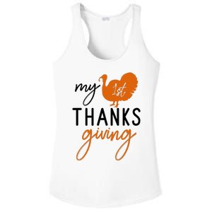 My Thanks Giving Ladies PosiCharge Competitor Racerback Tank