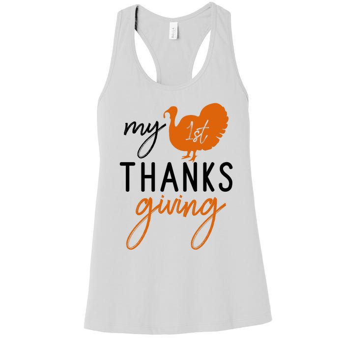 My Thanks Giving Women's Racerback Tank