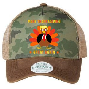 Make Thanksgiving Great Again Trump Turkey Funny Legacy Tie Dye Trucker Hat