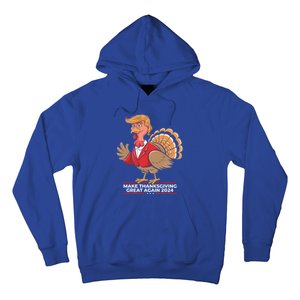 Make Thanksgiving Great Again Funny Trump Turkey Gift Hoodie