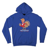 Make Thanksgiving Great Again Funny Trump Turkey Gift Hoodie