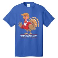 Make Thanksgiving Great Again Funny Trump Turkey Gift Tall T-Shirt