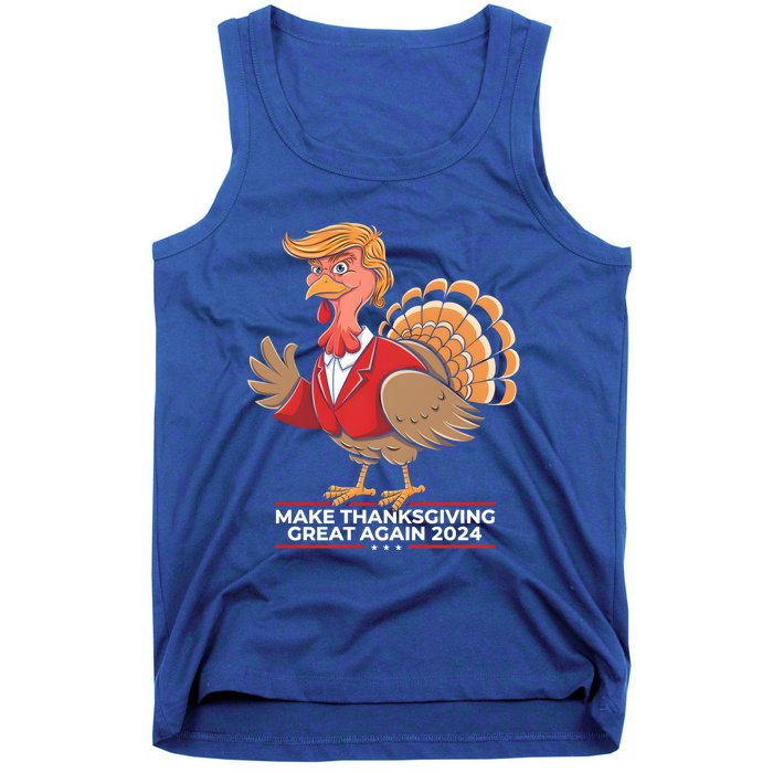 Make Thanksgiving Great Again Funny Trump Turkey Gift Tank Top