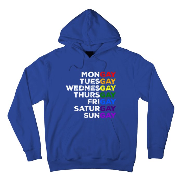 Mongay Tuesgay Gay Agenda Lgbtq Awareness Rainbow Funny Gift Hoodie