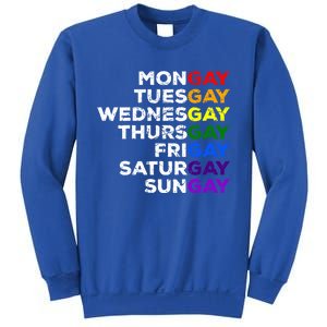 Mongay Tuesgay Gay Agenda Lgbtq Awareness Rainbow Funny Gift Sweatshirt