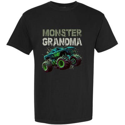 Monster Truck Grandma Family Matching Monster Truck Lovers Garment-Dyed Heavyweight T-Shirt