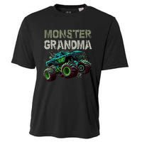 Monster Truck Grandma Family Matching Monster Truck Lovers Cooling Performance Crew T-Shirt