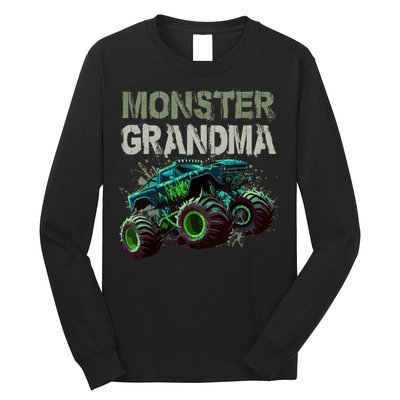 Monster Truck Grandma Family Matching Monster Truck Lovers Long Sleeve Shirt