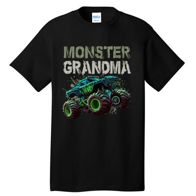 Monster Truck Grandma Family Matching Monster Truck Lovers Tall T-Shirt