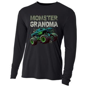 Monster Truck Grandma Family Matching Monster Truck Lovers Cooling Performance Long Sleeve Crew