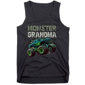 Monster Truck Grandma Family Matching Monster Truck Lovers Tank Top