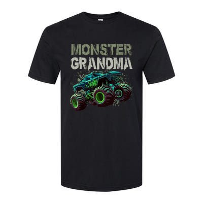 Monster Truck Grandma Family Matching Monster Truck Lovers Softstyle CVC T-Shirt