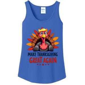 Make Thanksgiving Great Again Trump Holiday Turkey 2024 Gift Ladies Essential Tank