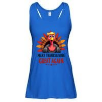 Make Thanksgiving Great Again Trump Holiday Turkey 2024 Gift Ladies Essential Flowy Tank