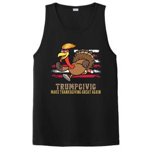 Make Thanksgiving Great Again Trump Holiday Turkey 2024 Gift PosiCharge Competitor Tank