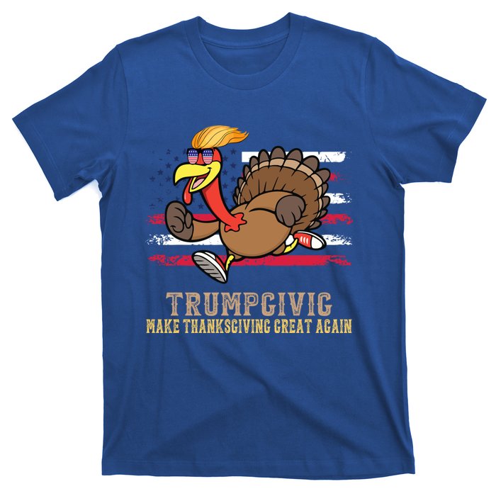 Make Thanksgiving Great Again Trump Holiday Turkey 2024 Gift T-Shirt