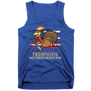 Make Thanksgiving Great Again Trump Holiday Turkey 2024 Gift Tank Top