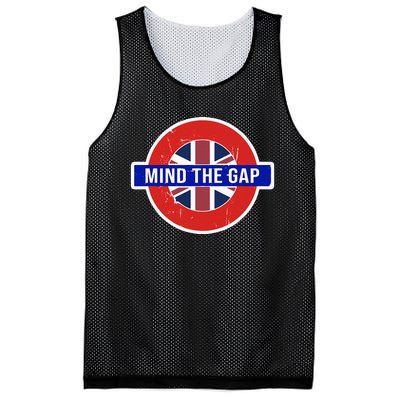 Mind The Gap Great London Vacation Tourist Mesh Reversible Basketball Jersey Tank