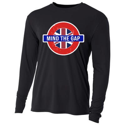 Mind The Gap Great London Vacation Tourist Cooling Performance Long Sleeve Crew