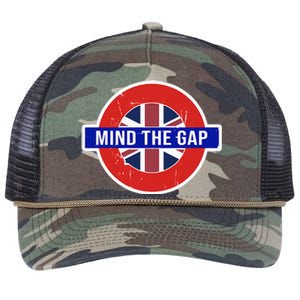 Mind The Gap Great London Vacation Tourist Retro Rope Trucker Hat Cap