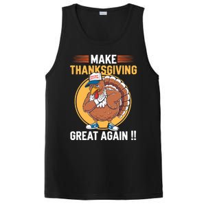 Make Thanksgiving Great Again Funny Turkey Day PosiCharge Competitor Tank