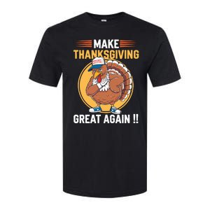 Make Thanksgiving Great Again Funny Turkey Day Softstyle CVC T-Shirt